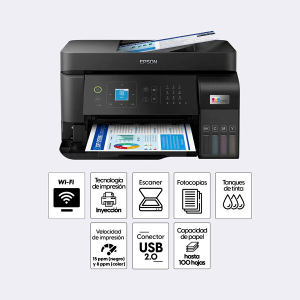 Impresora Multifuncional Epson EcoTank L5590 - Image 2