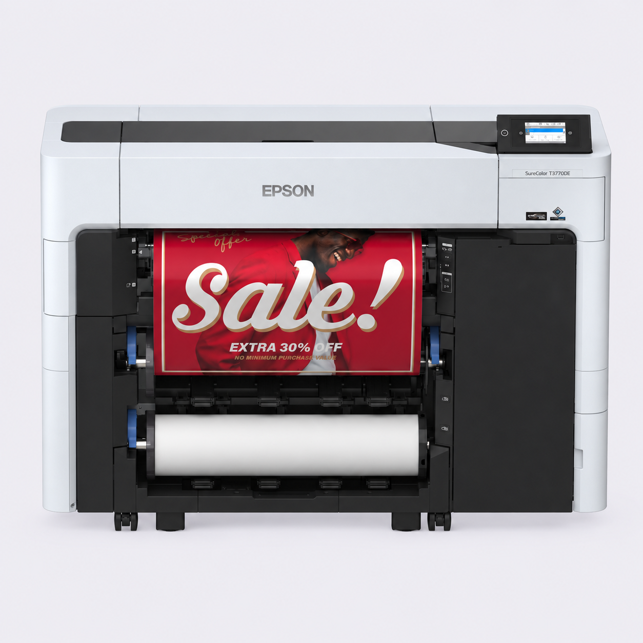 Impresora SureColor T3770DR CAD/técnica de doble rollo y formato ancho de 24”